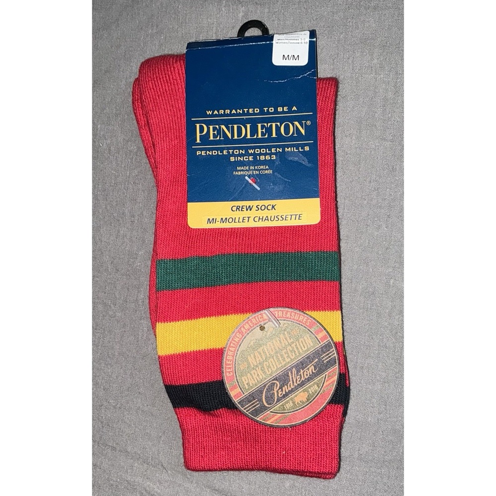 Pendleton National Park Collection Crew Socks  Medium New